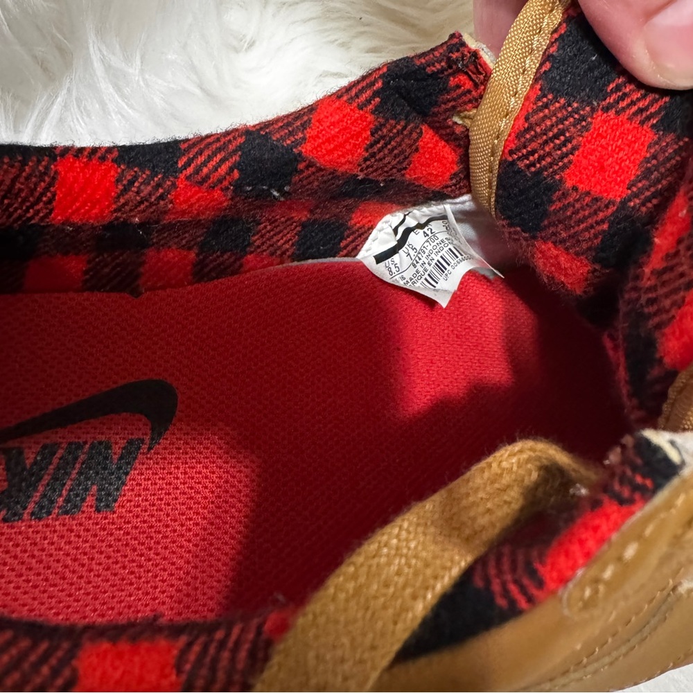Nike Cortez Basic Premium Wheat Plaid, Men’s 8.5, W 10 Festive Vintage Cabincore - Picture 7 of 9